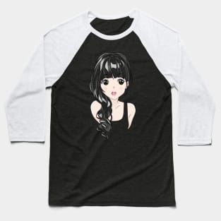 Anime Girl Baseball T-Shirt